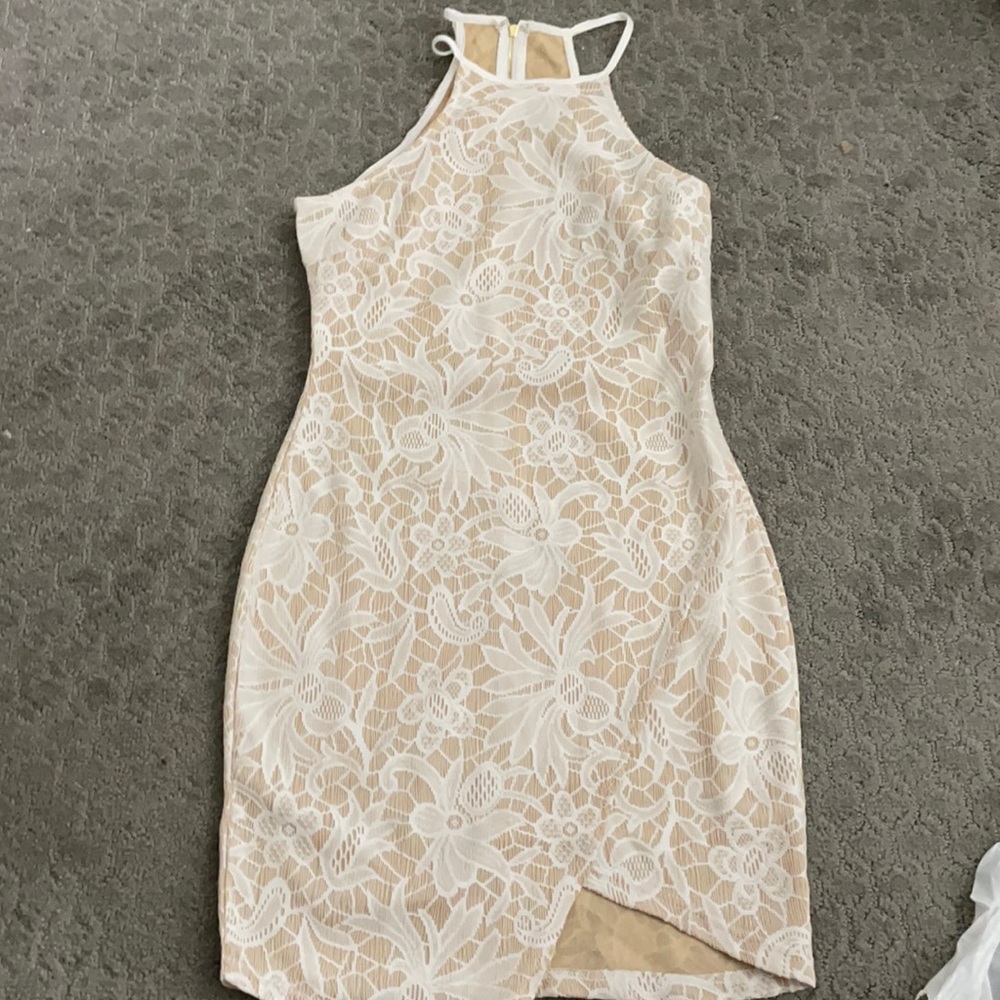 Lace white dress